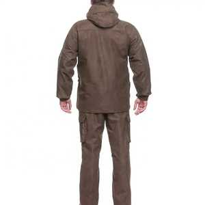 Ensemble de chasse et d'entraînement de haute qualité pour hommes, haut à manches longues et pantalon, tenue de chasse d'extérieur entièrement couvrante, prix de gros - Product Image 3