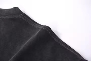 Camiseta Oversize Vintage de Algodón y Poliéster 220 GSM para Hombre, Estilo Desgastado, Personalizada al por Mayor, OEM - Product Image 5