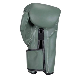 Nouveaux gants de boxe en cuir pour enfants et adultes, entraînement professionnel de Taekwondo et de Muay Thai, légers, fermeture à boucle et crochets - Product Image 3