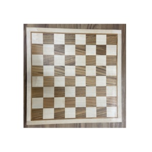 Fabricant en gros d'échiquiers professionnels en bois, grille standard 8x8, échiquier en bois de noyer incrusté, jeux de société éducatifs - Product Image 1