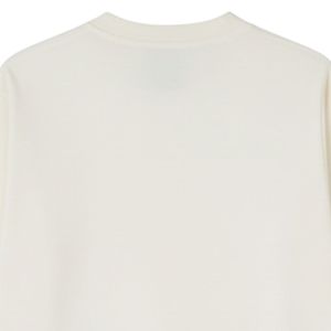 Camiseta de Manga Larga Oversize para Hombre, con Logotipo Minimalista en el Pecho, de Algodón, Cuello Redondo, Estilo Casual Urbano, Venta al Por Mayor, Fabricante de Ropa Personalizada OEM - Product Image 4