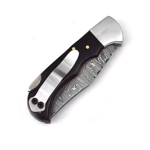 Handmade Damascus Steel Folding Pocket Knife Patterned Steel Outdoor Travel Knife <b>Camping</b> Hiking Fishing Everyday Utility <b>Tool</b> - Product Image 6