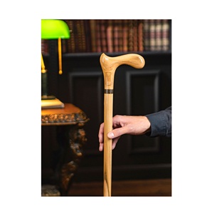 Canne de marche en bois poli brun, excellent rapport qualité-prix, design attrayant, fabrication sur mesure en Inde - Product Image 2