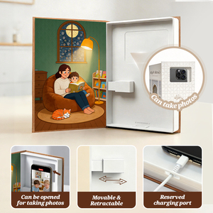 Soporte decorativo oculto para teléfono, libro falso para guardar el teléfono, para seguridad en el hogar, prevención de la <span class=keywords><strong>adicción</strong></span> al teléfono en niños. - Product Image 4