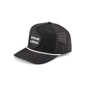 Gorra de Golf Personalizada OEM de Alto Rendimiento con Perforaciones Láser, Etiqueta Privada, Venta al por Mayor, Parche de Goma PVC con Logotipo Personalizado - Product Image 3