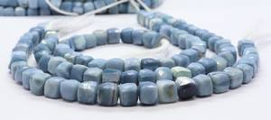 AAA Natural Blue <b>Opal</b> Shaded Faceted Cube Beads 7 To 8 MM Blue <b>Opal</b> Box Gemstone Beads 8 Inch Blue <b>Opal</b> 3D Cube Shape Beads Bulk - Product Image 3