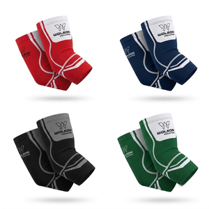 Manga de compresión de neopreno de alto rendimiento para codo con cierre de gancho y bucle, protección integral para gimnasio, ejercicio y culturismo - Product Image 1