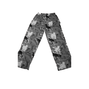 Pantalon de pyjama décontracté pour homme en coton doux, coupe décontractée, vêtement de nuit confortable et tendance pour le quotidien, style pyjama - Product Image 1