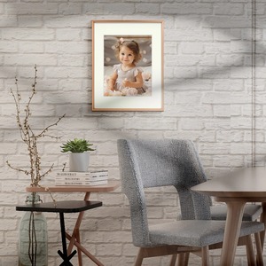 Elegant Thin Profile Rose Gold Picture <b>Frame</b> For Art Prints Single Matted Copper Metal <b>Photo</b> <b>Frame</b> For Living Room Wall - Product Image 2
