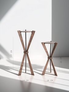 AXIS Candle Stand Antique Copper Finish Luxury Gold Metal Candle Holders for Home Decor Living Room Gifting - Product Image 4