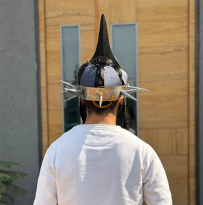 Casque du Roi Sorcier |   Armure en fer poli |   Seigneur des Nazgûl |   Roi d'Angmar |   Accessoire de cosplay et de reconstitution historique médiévale de Noël - Product Image 5