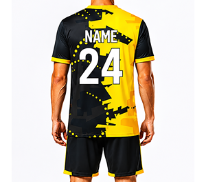 ชุดเสื้อฟุตบอลแบบดั้งเดิมชุดฟุตบอลแบบระเหิดพร้อมโลโก้และตัวเลข - Product Image 3