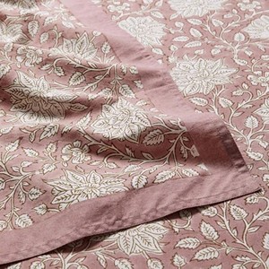 Printed Floral Linen Cotton <b>Tablecloth</b> Minimalist Woven Washable Home Use Durable Washable Customizable <b>Square</b> <b>Tablecloth</b> - Product Image 5