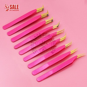 Premium Russian Volume Lash Extensions Tweezer Individual Fiber Grip Volume Eyelash Extension Hand Made Available Low Moq - Product Image 1