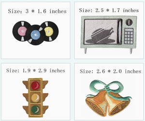 Écussons brodés personnalisés en usine avec graphismes et logos imprimés, logo personnalisé, OEM, ODM, vente en gros, fournisseur d'usine, qualité supérieure - Product Image 6