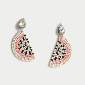 Nouvelles boucles d'oreilles brodées tendance, faites à la main, en acier inoxydable, bijoux pour femmes et filles, plaquées par MD HANDICRAFTS - Product Image 2