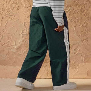 Oversized Plus Size Men's Street Wear Canvas Lace Waterproof Baggy Cargo Loose Windbreak <b>Pants</b> - Product Image 2