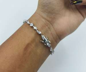 Pulsera de tenis única con diamantes de moissanita de múltiples formas para mujer, plata de ley 925, joyería fina, regalo para ocasiones de boda - Product Image 5