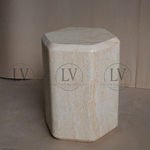 Table d'appoint peinte à la main, tables d'appoint uniques en béton, table d'appoint en ciment, tabouret décoratif de jardin pour terrasse extérieure en provenance du Vietnam - Product Image 4