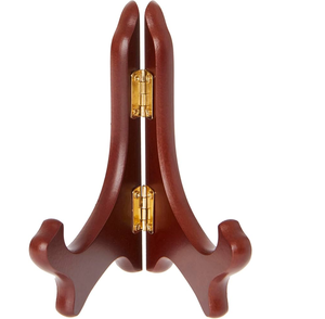 Support à assiettes en bois, étagère de rangement de cuisine sur pied, style minimaliste, support à assiettes en bois d'occasion à prix avantageux - Product Image 6