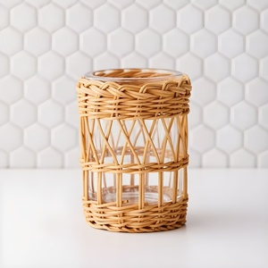 Supports de tasses en rotin naturel, vente en gros, à bas prix, mignons et pratiques, pour la vente. - Product Image 5