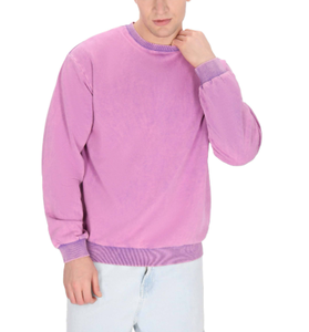 Sudadera con capucha extragrande para hombre, de mezcla de algodón estampada a color con logo frontal, ecológica y de tela gruesa. - Product Image 2