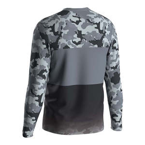 Vêtements de pêche en gros écologiques à manches longues, 100 % polyester élasthanne, chemises de pêche par sublimation - Product Image 2