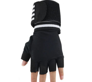 Gants de musculation de qualité supérieure pour la salle de sport, vente en gros, directement de l'usine, avec grip pour la paume et support pour le poignet, logo personnalisé - Product Image 6