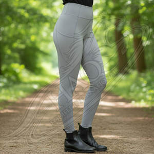 Vêtements d'équitation pour femmes : Leggings d'équitation taille haute en silicone, collants d'équitation, pantalons d'équitation, culottes d'équitation - Product Image 2