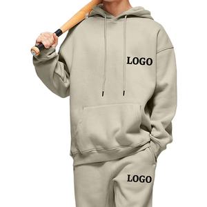 Chándal Deportivo de Algodón 100% de Alta Calidad al por Mayor para Hombre, Sudadera con Capucha, Técnicas Bordadas, Traje de Invierno con Bolsillos - Product Image 4