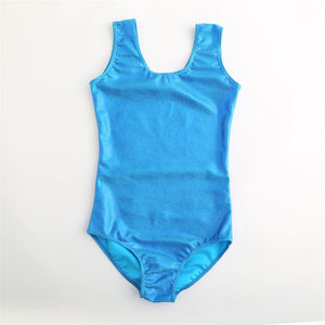 Vêtements de gymnastique pour jeunes femmes, vêtements d'entraînement de danse, justaucorps sans manches en une seule pièce, spandex, justaucorps pour filles - Product Image 2