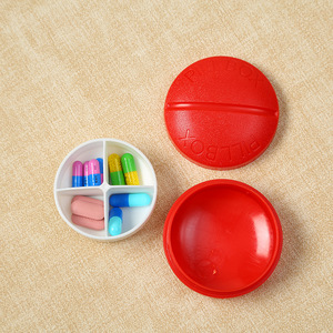 กล่องยาพลาสติก PP ปลอดสาร BPA พร้อมช่องแยกอิสระ 4 ช่อง กล่องจัดยาพกพาสำหรับวิตามิน อาหารเสริม และยาประจำวัน - Product Image 5