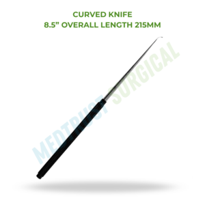 Cuchillo Curvo de 8.5 Pulgadas (215 mm), Instrumento Quirúrgico para Cirugía de Columna Vertebral, Herramienta de Corte para Disección Quirúrgica - Product Image 2