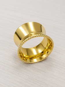 Anillo para Servilletas de Latón Moderno de 5 cm de Ancho, Diseño Duradero, Accesorio de Decoración para Mesa de Boda - Product Image 1