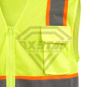 Nouveau design Gilet de sécurité jaune fluorescent Hommes Femmes Haute visibilité Réfléchissant Maille Respirante Vêtements de travail Prix abordable Fabricant OEM en gros - Product Image 4
