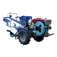 Motoculteurs portatifs miniatures 2 roues motrices, tracteurs diesel 8 CV, mini-tracteurs agricoles à deux roues