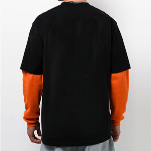 Camiseta de Moda 2026, Estilo Urbano, Cuello Jersey, Manga Larga, 100% Algodón, Transpirable, Antiarrugas, Secado Rápido, Corte Regular para Hombre - Product Image 6