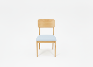 Ensemble de table à manger moderne ronde en frêne massif et placage MDF avec 4 chaises - Durable, facile à nettoyer, léger - Product Image 3