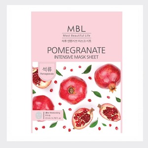 แผ่นมาส์กหน้า Embiel Pomegranate Intensive Mask Sheet 10 แผ่น มาส์กบำรุงผิวหน้า - Product Image 4