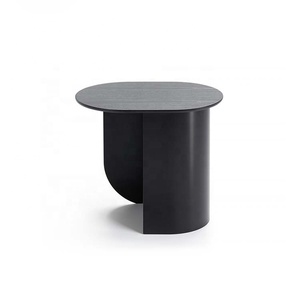 Mesa auxiliar de madera y Metal, mesa moderna de lujo, de Metal, para oficina, hogar, habitación, restaurante, redonda, hecha en la India - Product Image 6