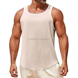 Débardeur respirant 100% coton à séchage rapide Débardeur pour homme Personnalisé Premium Imprimé en 3D Singlet de sport d'été - Product Image 1