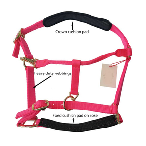 Harnais de cheval en nylon de qualité supérieure avec boucle, disponible en plusieurs couleurs, pour utilisation en écurie - Product Image 6