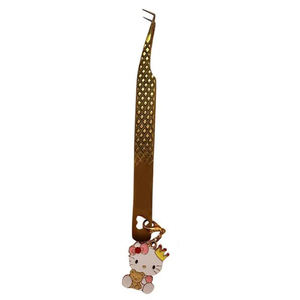 Pinzas Curvas de Acero Inoxidable Denticity Hello Kitty con Agarre, 12 cm, Certificación CE, Dispositivo Médico Clase I para Trasplante Capilar - Product Image 2