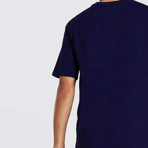 Ensemble de t-shirts décontractés d'été légers en coton 100% tricoté, imprimés numériquement et brodés, respectueux de l'environnement pour hommes - Product Image 3