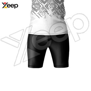 Fabrication en usine, uniforme de football en polyester respirant de haute qualité, couleur personnalisée, impression par transfert thermique, service OEM, adulte - Product Image 3