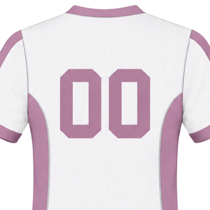 White <b>Pink</b> Rugby Jersey Short Sleeve V Neck Team Uniform Custom Breathable Training Athletic Sportswear Performance <b>Shirt</b> - Product Image 4