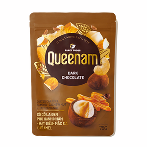 Vente en gros directe du fabricant : Bonbons et snacks HALAL OEM/ODM de 75g, enrobés de chocolat noir, avec caramel, amandes, noix de cajou et noix de macadamia – Nouveauté ! - Product Image 1