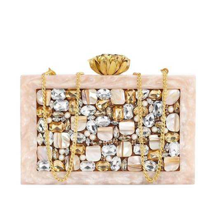 Elegante Bolso de Mano de Resina para Damas, Accesorio de Moda con Estética Única y Decoración de Cadena, Hecho a Mano por MULTI CRAFT - Product Image 5