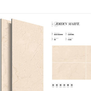 Carreaux de porcelaine sculptés de grande taille, qualité supérieure, dimensions 800x1600, 1200x1800, 750x1500 mm. Dalles de luxe pour villa, appartement, hôtel. - Product Image 1