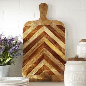 Juego de Tablas de Cortar de Madera con Mango Rectangular, Paquete Combinado, Acabado Natural, para Cocina - Product Image 6